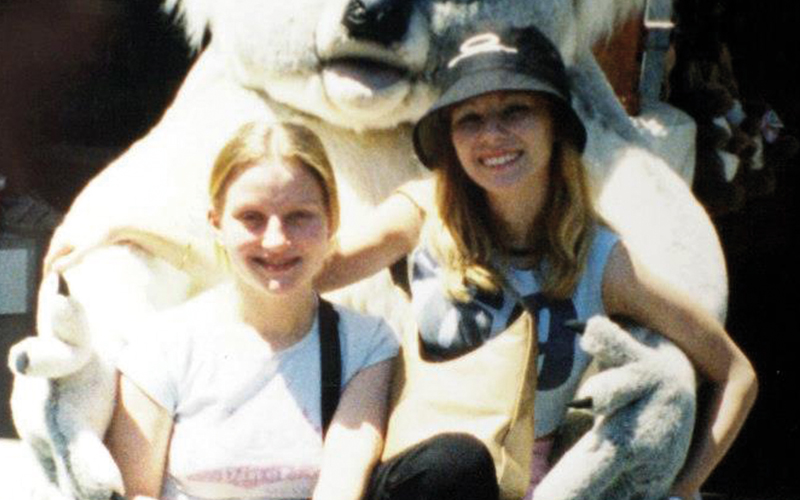 Caroline Stuttle and friend photo in koala