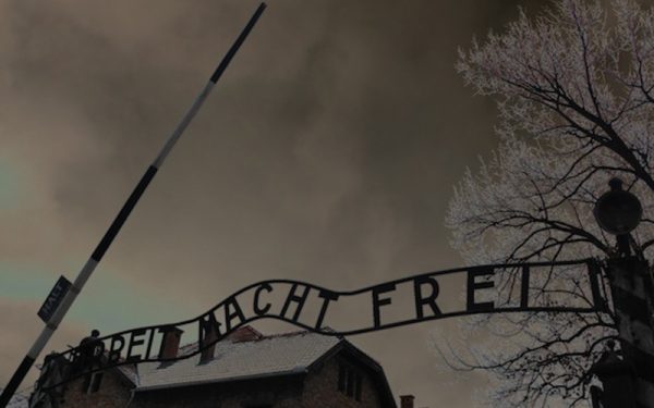 Auschwitz 'work will set you free' sign