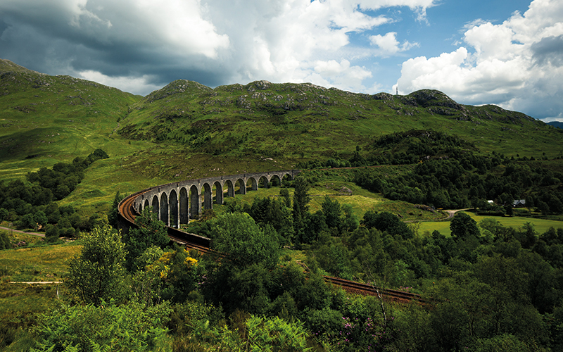 Railway bridge in Scotland