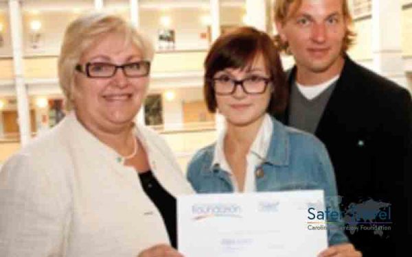 Richard Stuttle and Marjorie Marks-Stuttle CRF psychology prize 2012