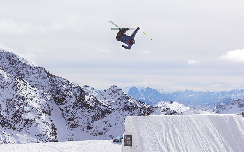 Skiing flip