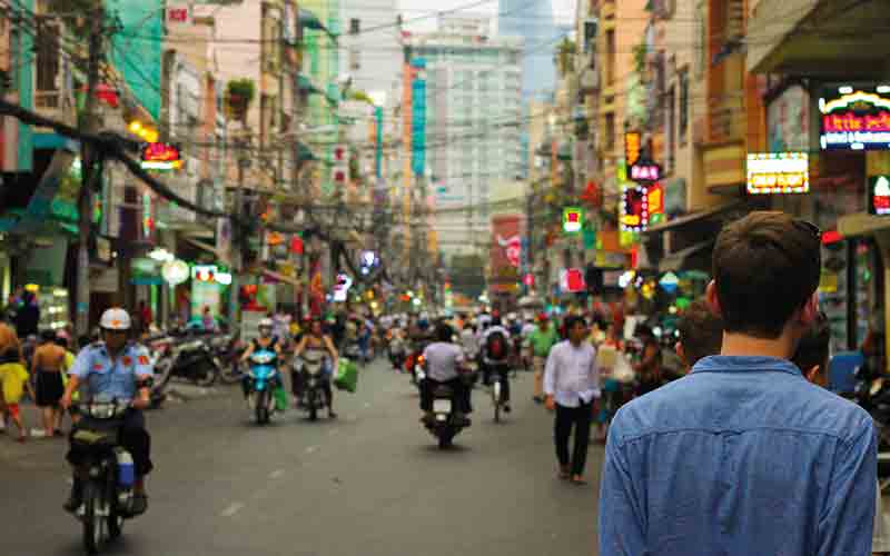 More busy streets in Vietnam