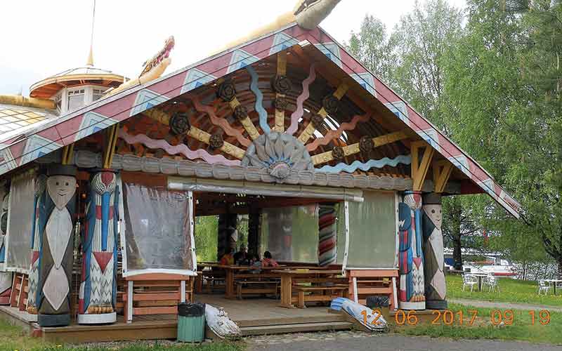 Old circus tent