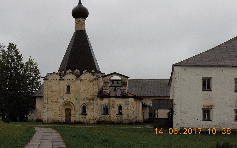 Old building with brown roof