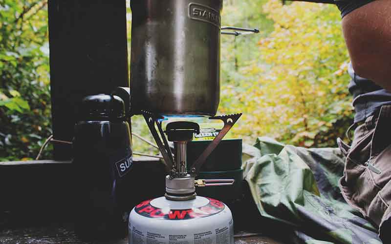 Camping cooking