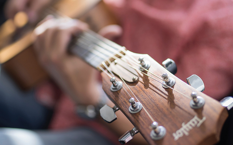 Guitar close up