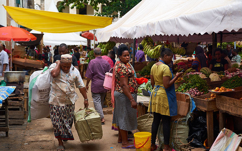 Lamu market square