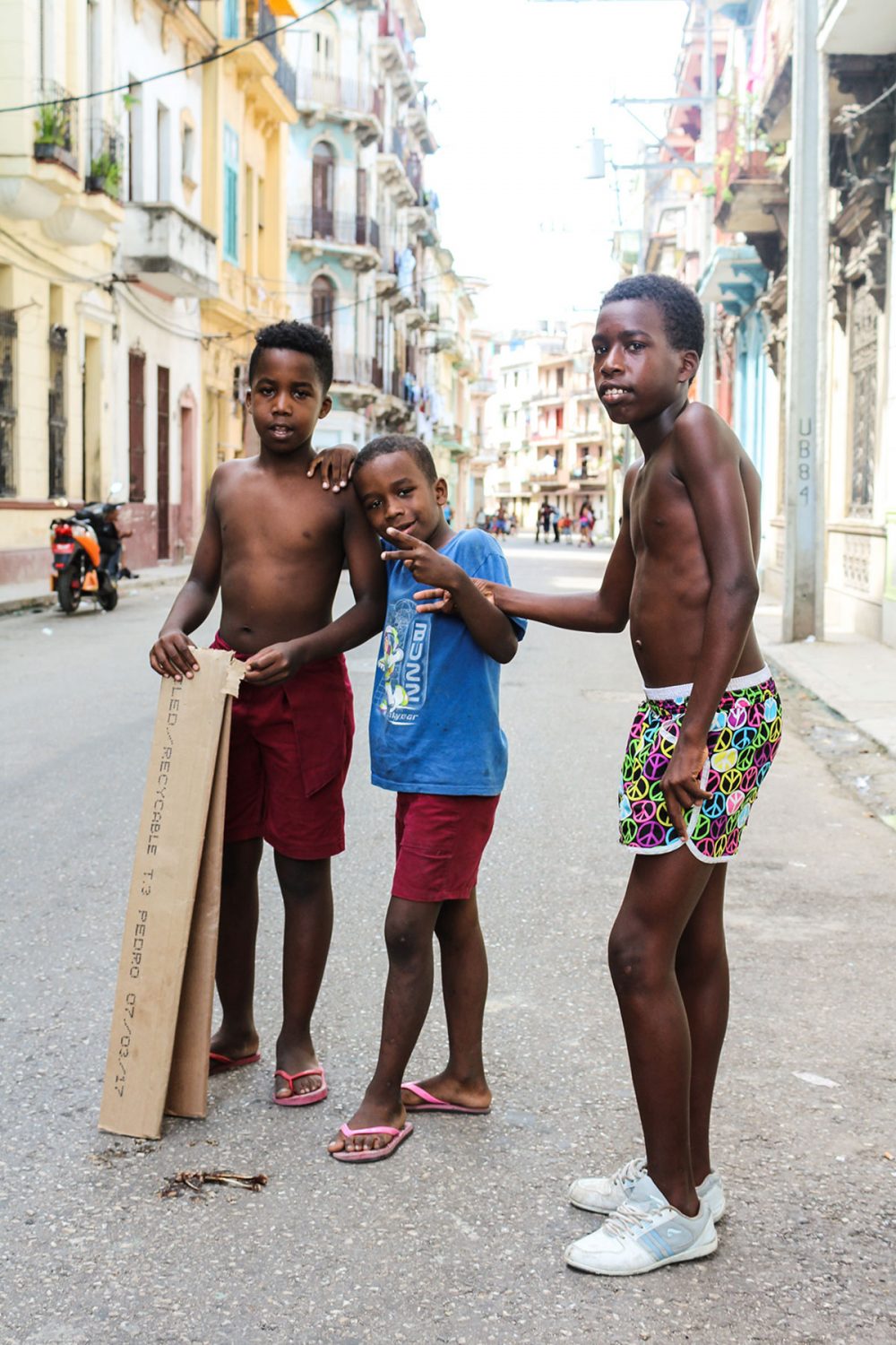 Boys posing for photo