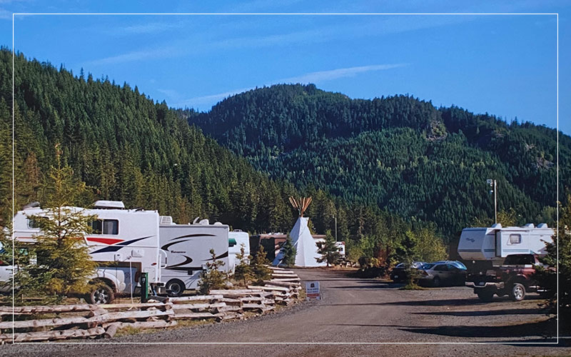 RV park and yurt in Canada