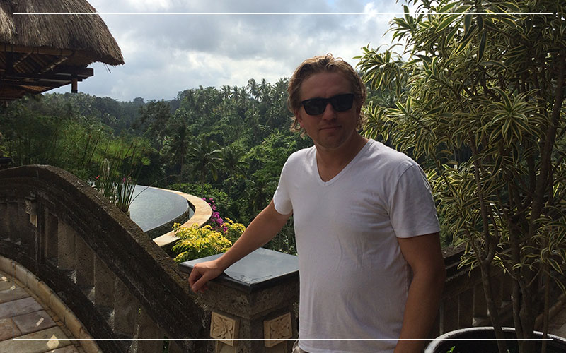 Richard Stuttle in Bali