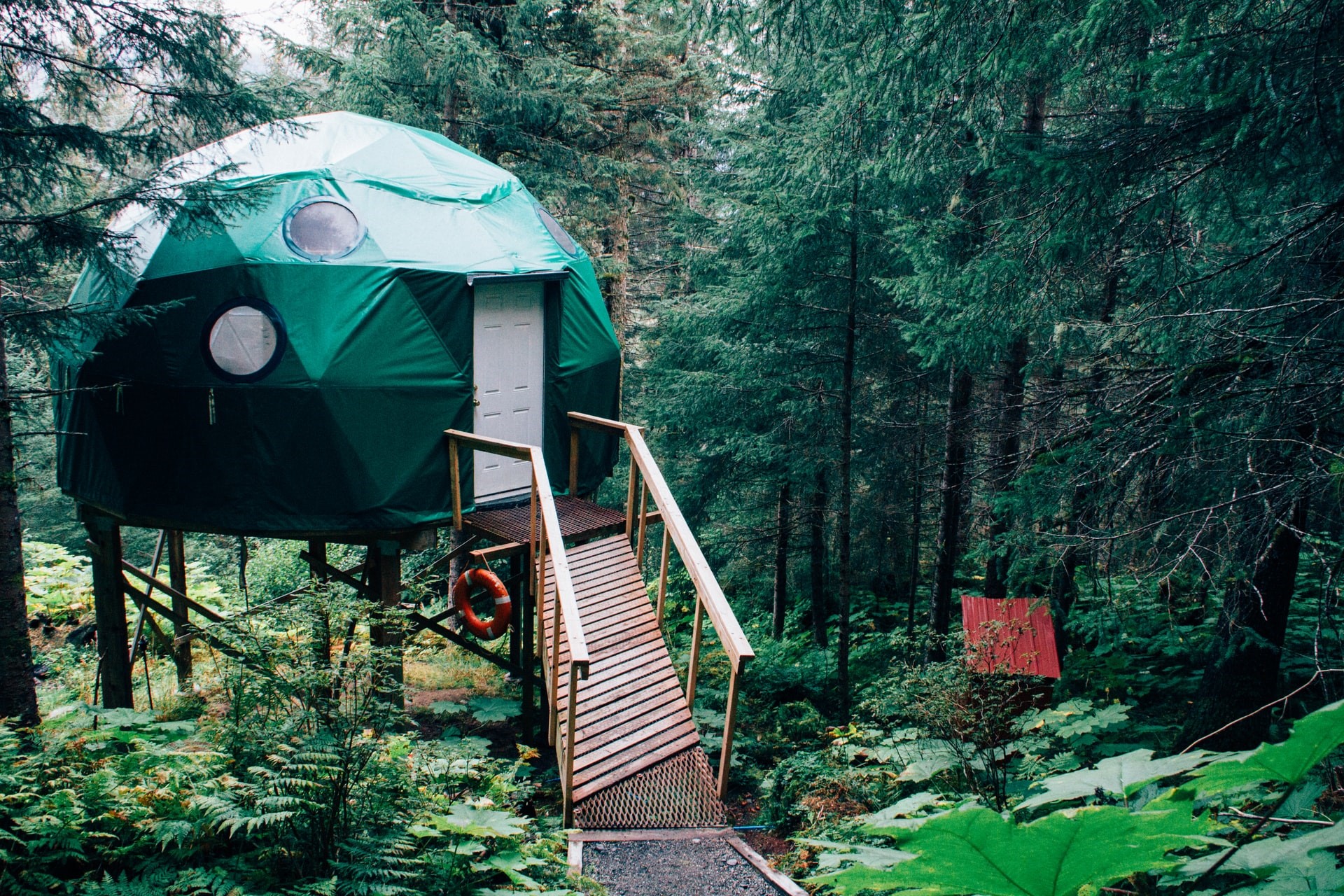 Yurt in the woods USA