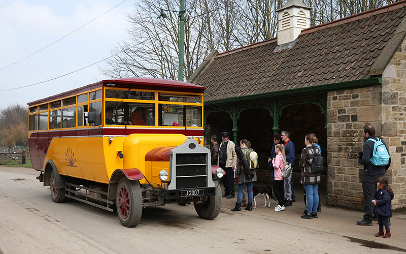 Beamish museum bus