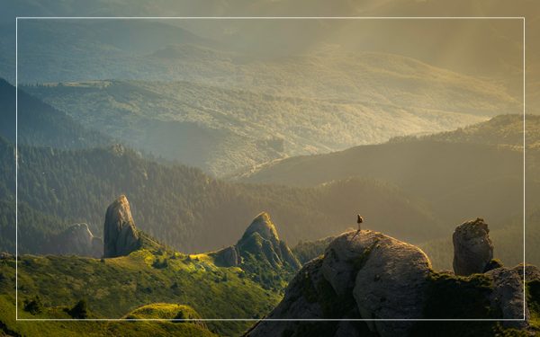 Gorgeous mountain and forest views in Romania